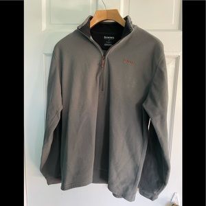 Simms fleece quarter zip pullover